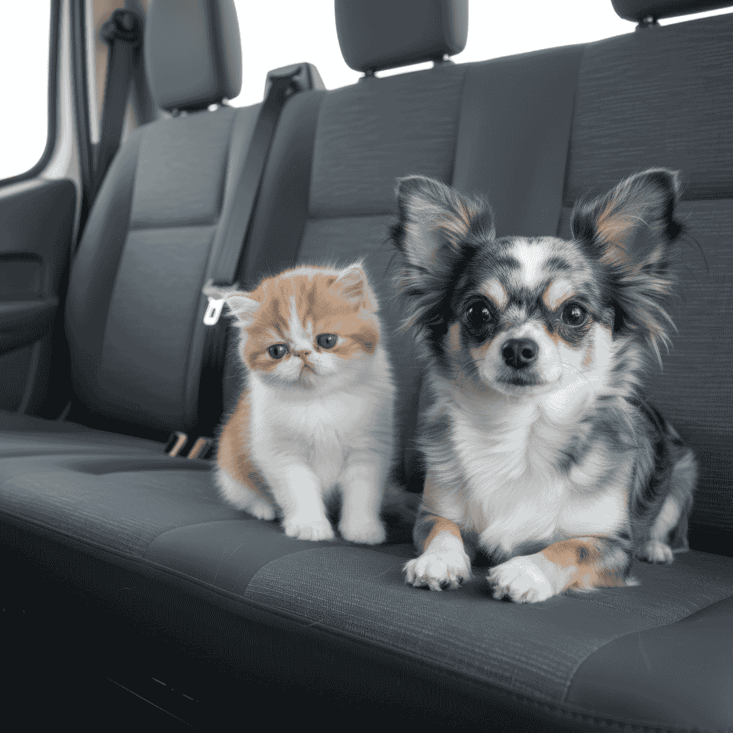 Mascotas Mozart y Vango en VanGoing